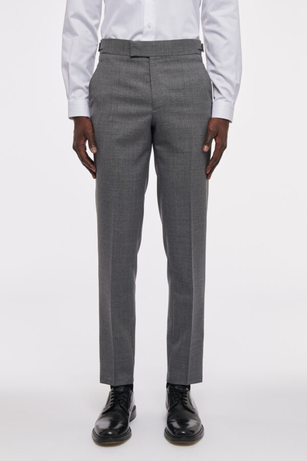 PANTALON EN LAINE FROIDE - GRIS - Rives Paris