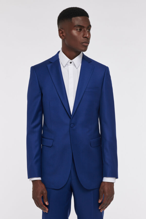 VESTE EN LAINE - BLEU LUMINEUX - Rives Paris
