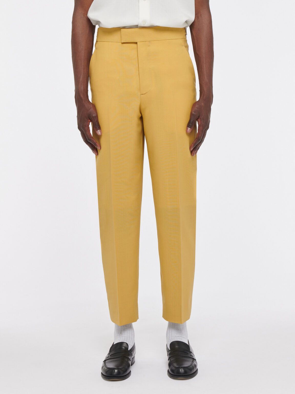 PANTALON JAPONAIS JAUNE - Rives Paris