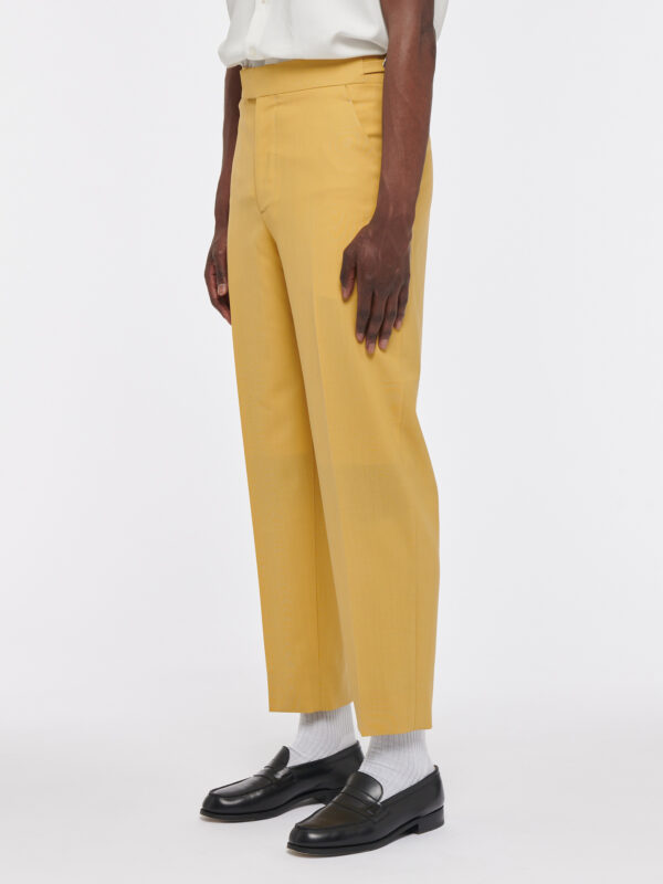 PANTALON JAPONAIS JAUNE - Rives Paris