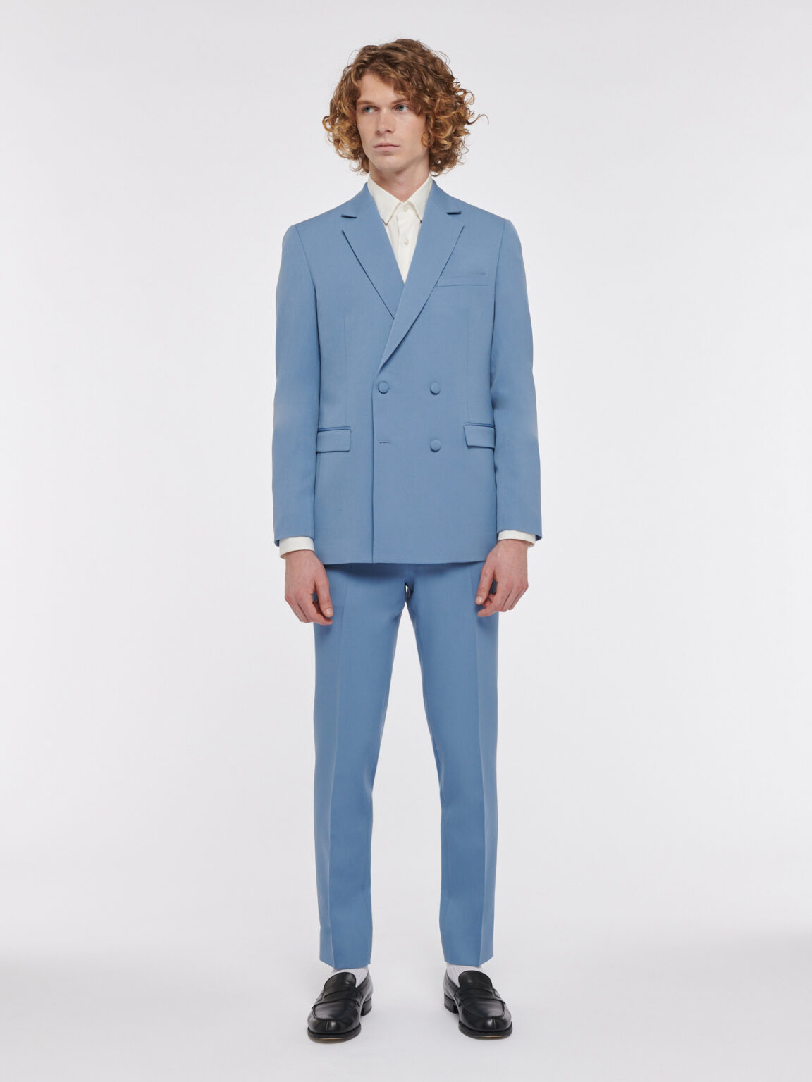 OVERSIZE SKY BLUE JACKET - Rives Paris