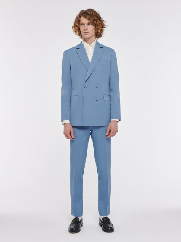 OVERSIZE SKY BLUE JACKET - Rives Paris