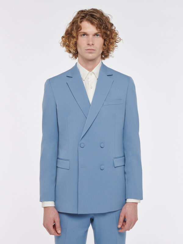 OVERSIZE SKY BLUE JACKET - Rives Paris