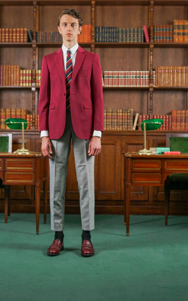 Tailor-Made Blazer Jacket Burgundy - Collection 4 | Rives Paris ©