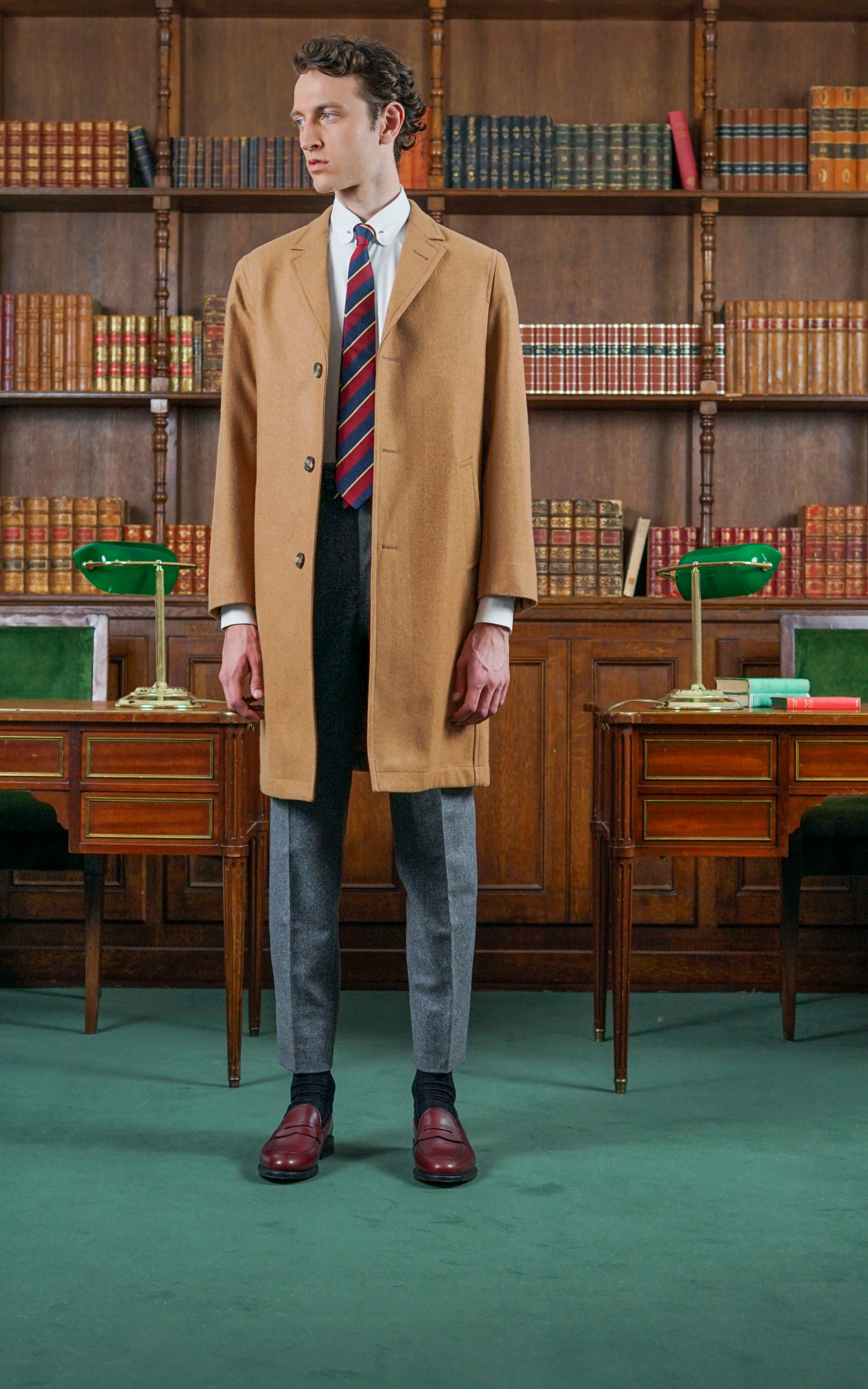 Chester Camel Tailor-made Coat - Collection 4 | Rives Paris ©.