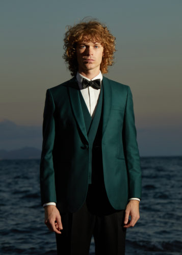Tailor-made Tuxedo Jacket &amp; Waistcoat Greens - Co 02 | Rives Paris ©
