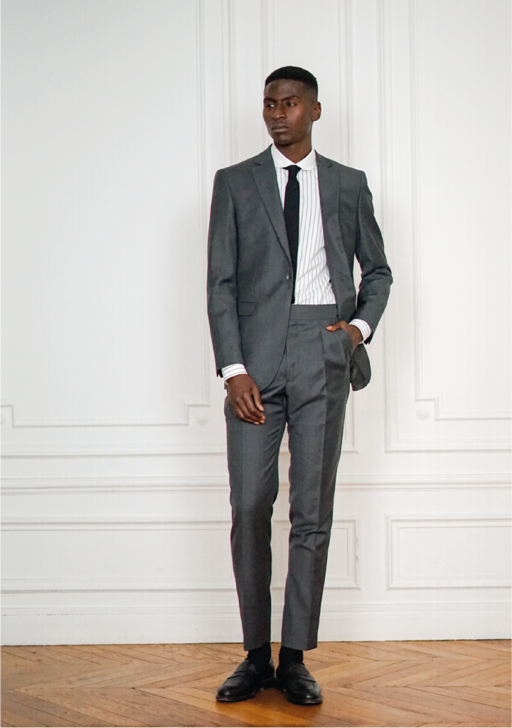Costume sur-mesure gris anthracite I RIVES Paris