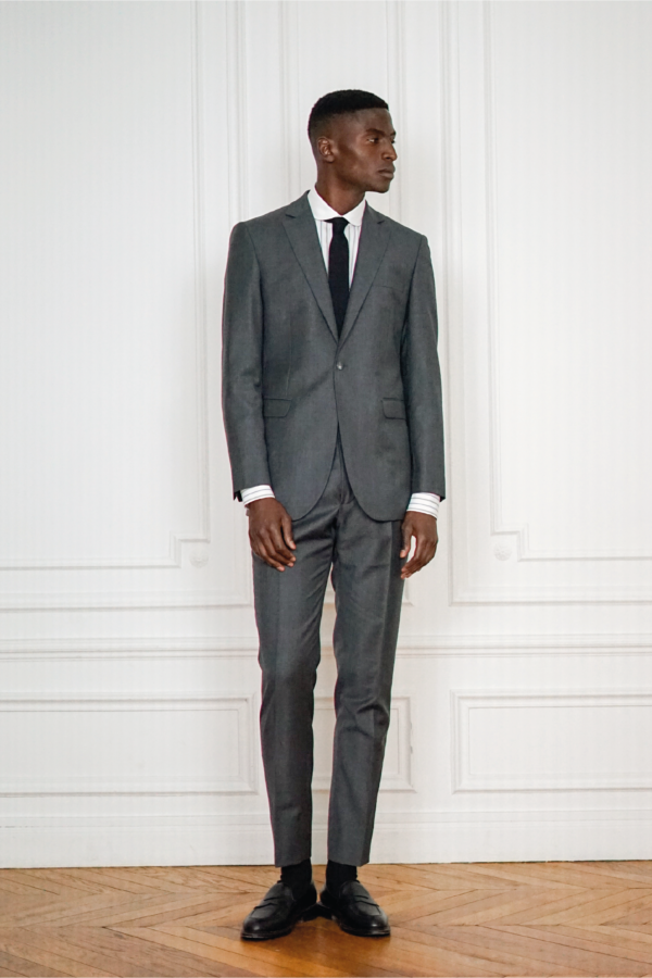Costume Sur-Mesure Gris Anthracite - Costume 2 Pièces | Rives Paris ©