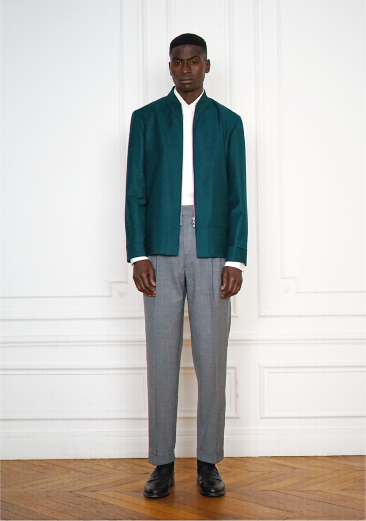 Tailor-made Green Bomber Jacket | Rives Paris © - Rives Paris