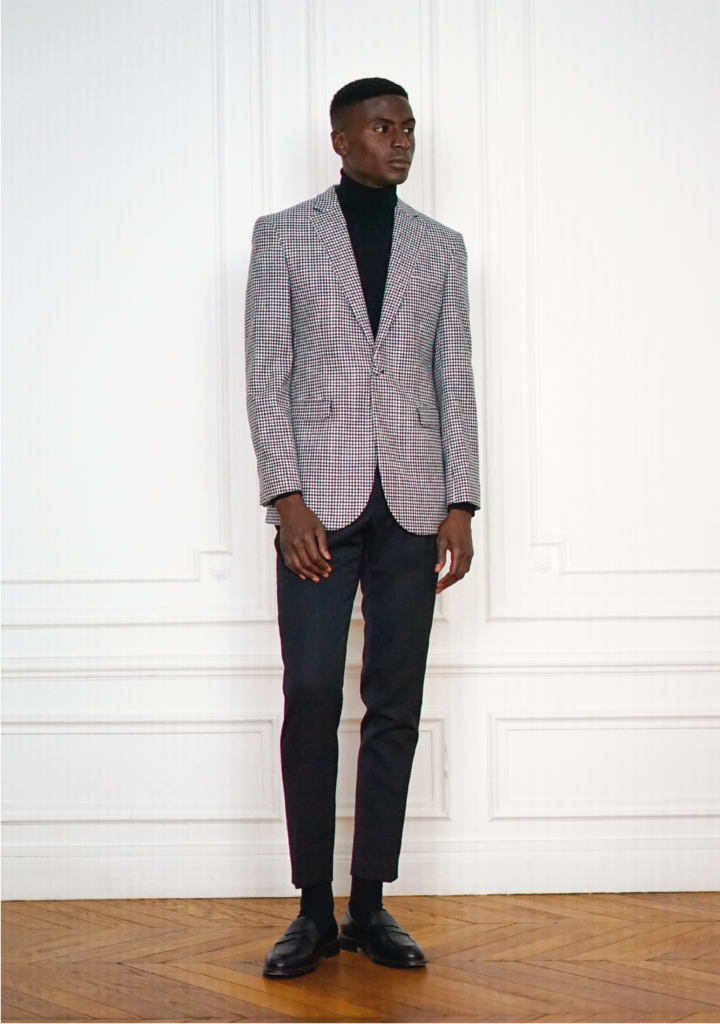 Tailor-made patterned business suit. - Business | Rives Paris ©
