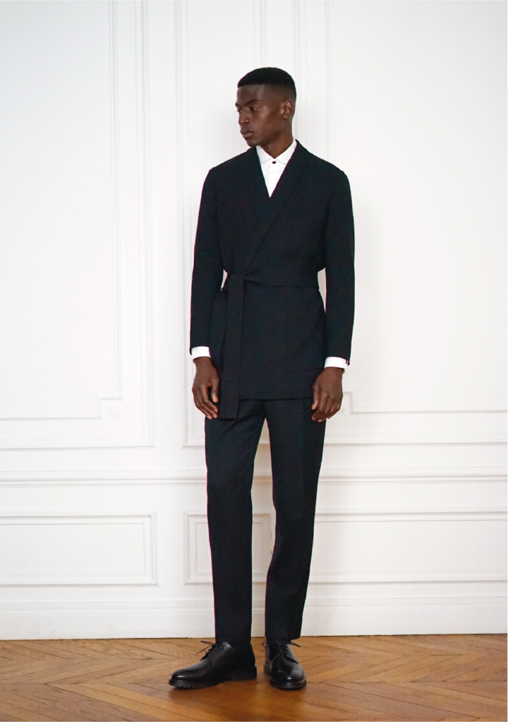 Tailor-made Wedding Wool Tuxedo Jacket Black | Rives Paris ©