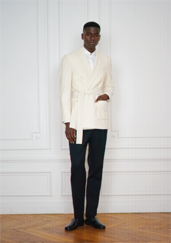 Off-White Tailor-made Peignoir Jacket - Peignoir Smoking | Rives Paris ©.