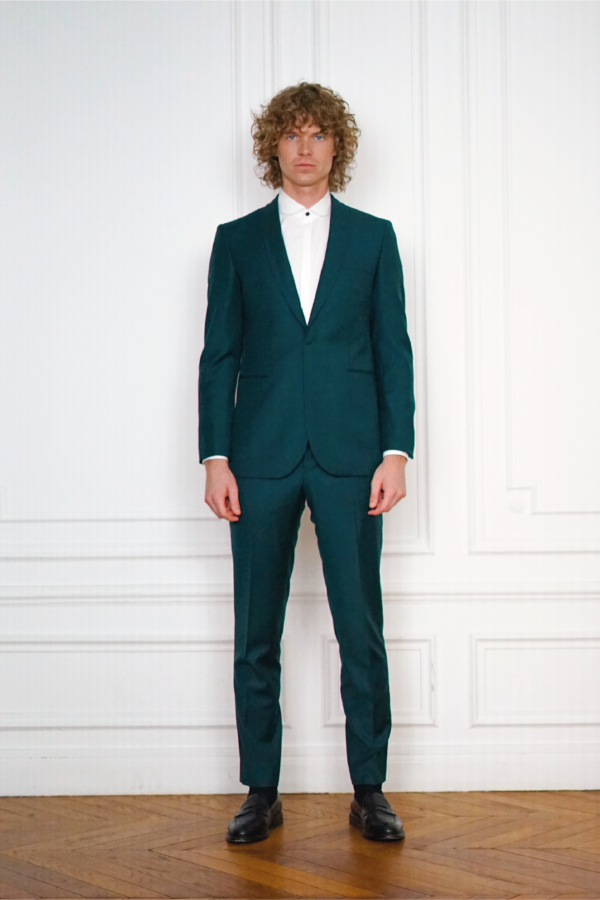 Smoking Sur-Mesure Vert - Smoking Hybride | Rives Paris ©