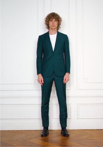 Tailor-made Casual Suit Dark Green | Rives Paris ©