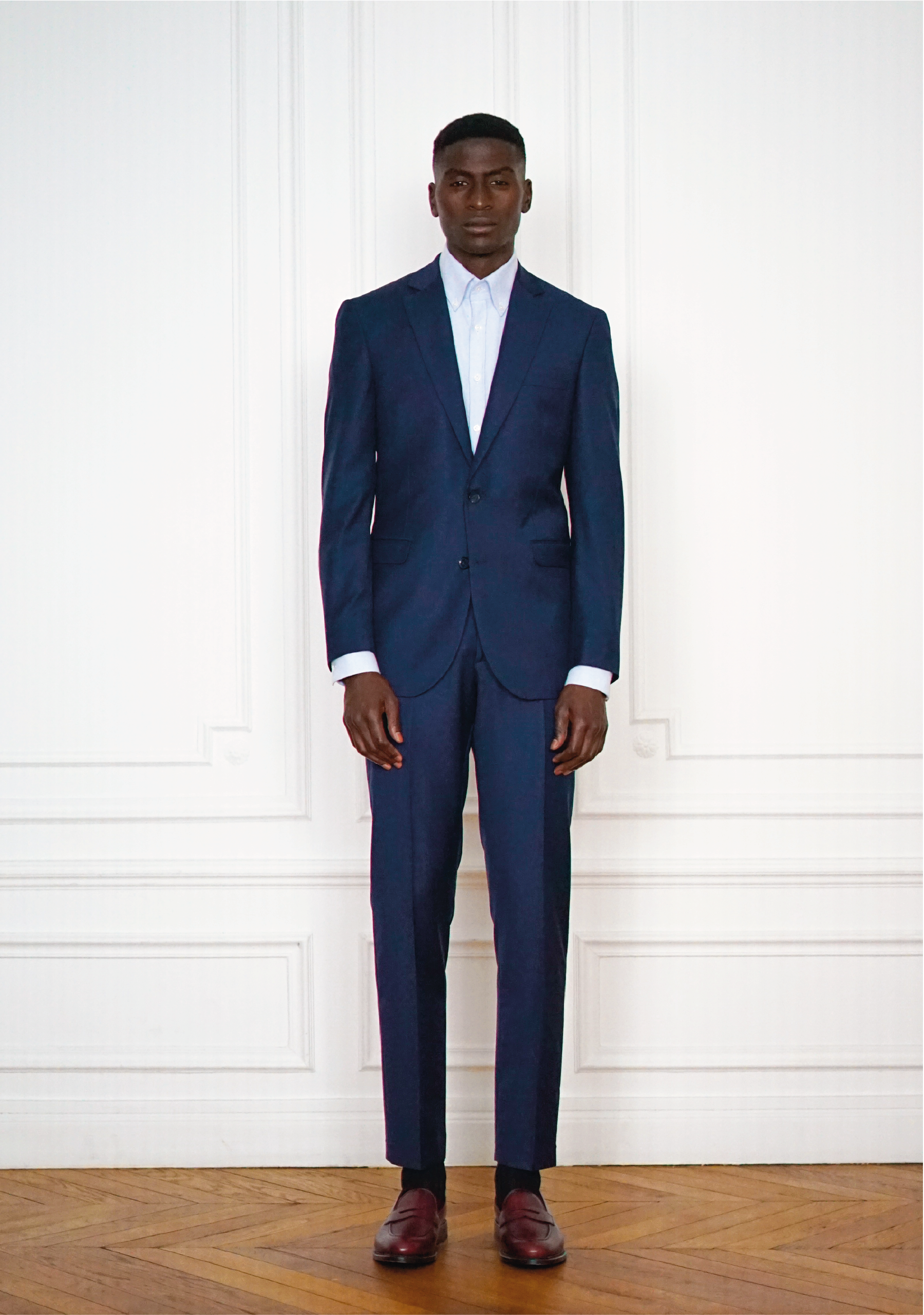 Tailor-made Wedding Suit Navy blue | Rives Paris ©