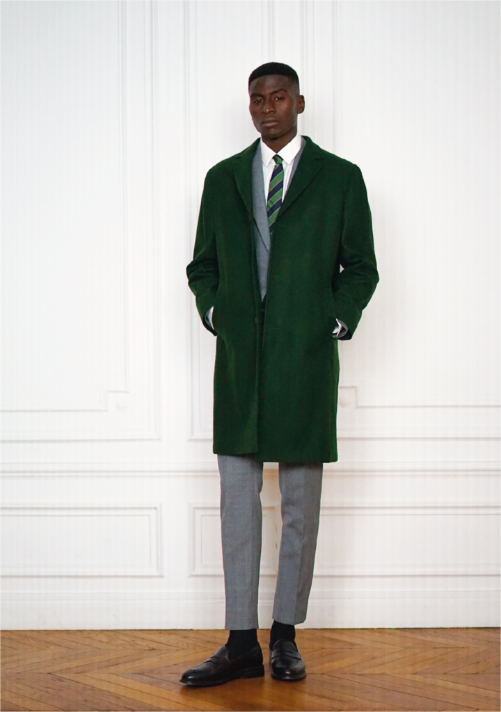 Chester Tailor-made Coat Green | Rives Paris ©.