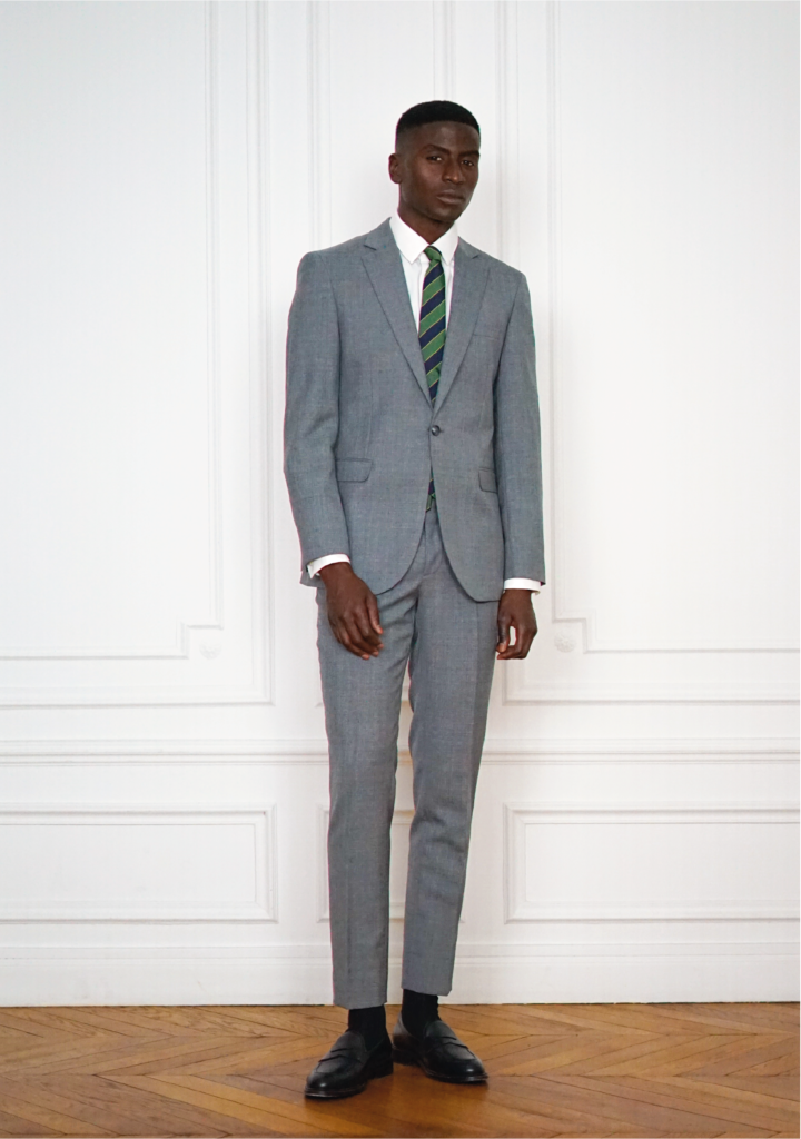 Tailored Suit Medium Grey - 2 Piece Suit | Rives Paris ©