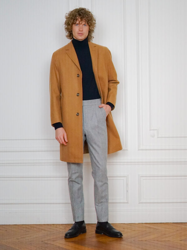 Manteau Chester Sur-Mesure Camel | Rives Paris ©