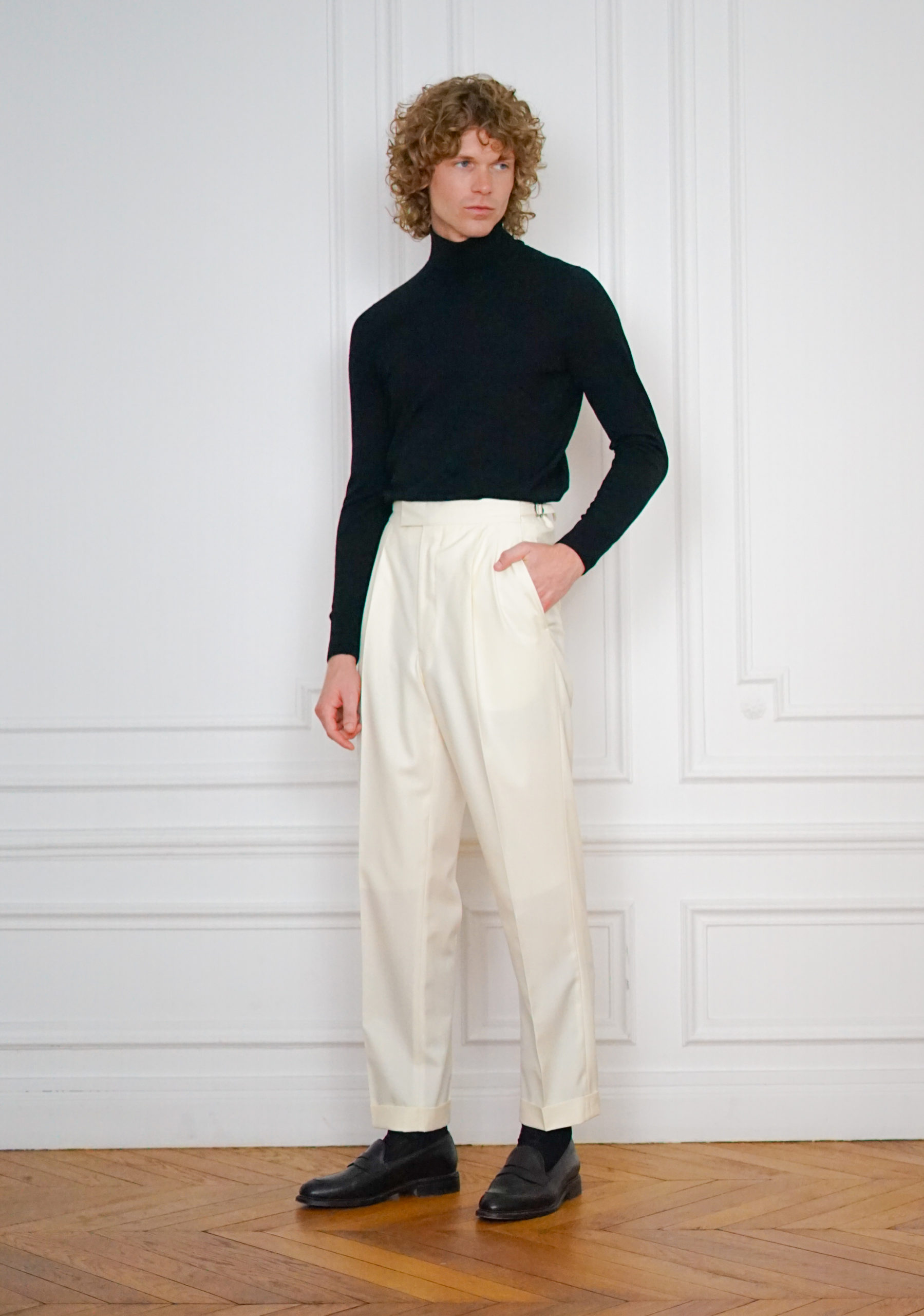 Pull Col Roulé En Laine Mérinos Luxe | Rives Paris ©
