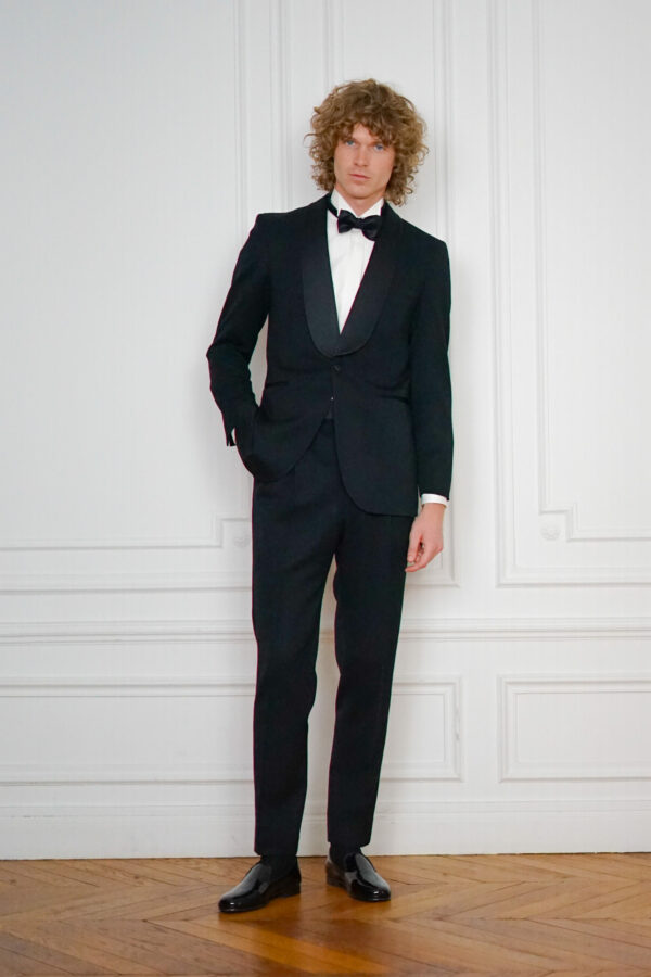 Smoking Sur-Mesure Col Châle Large - Smoking Intemporels | Rives Paris ©