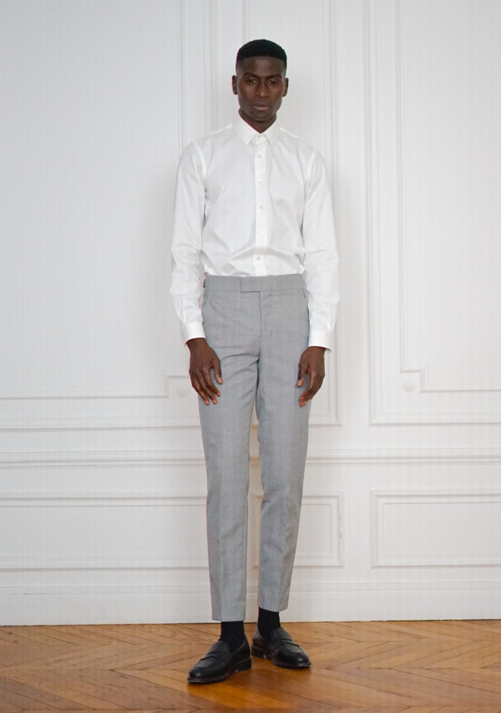 Tailor-made Trousers Light Grey - Classic Trousers | Rives Paris ©.