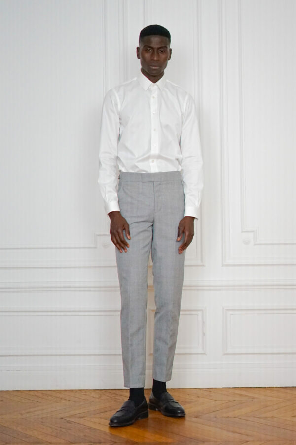 Tailor-made Trousers Light Grey - Classic Trousers | Rives Paris ©.