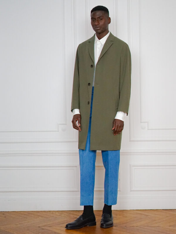 Imperméable Chester Sur-Mesure Kaki | Rives Paris ©