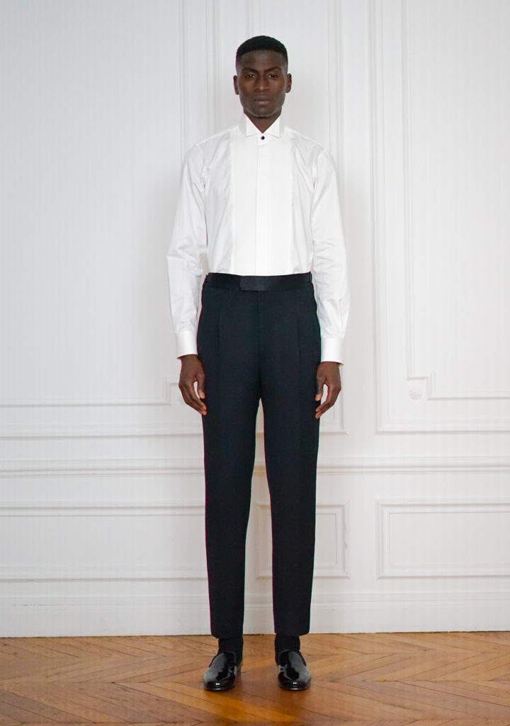 Tailor-made Tuxedo Shirt Col Cassé | Rives Paris ©