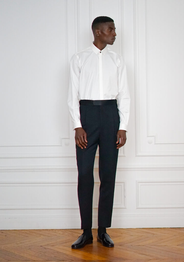 Tailor-made Tuxedo Shirt French Collar | Rives Paris ©