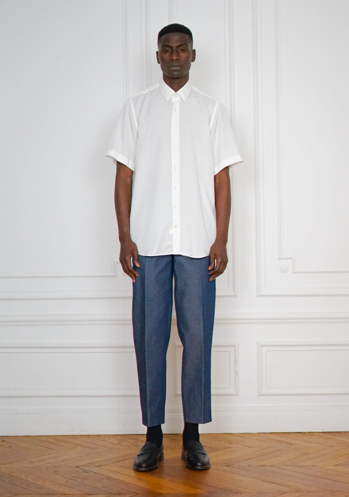 Shirt Large Tailor-made Short Sleeves | Rives Paris ©
