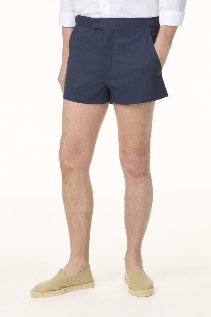 Short de Bain Sur-Mesure Bleu Marine | Rives Paris © /2