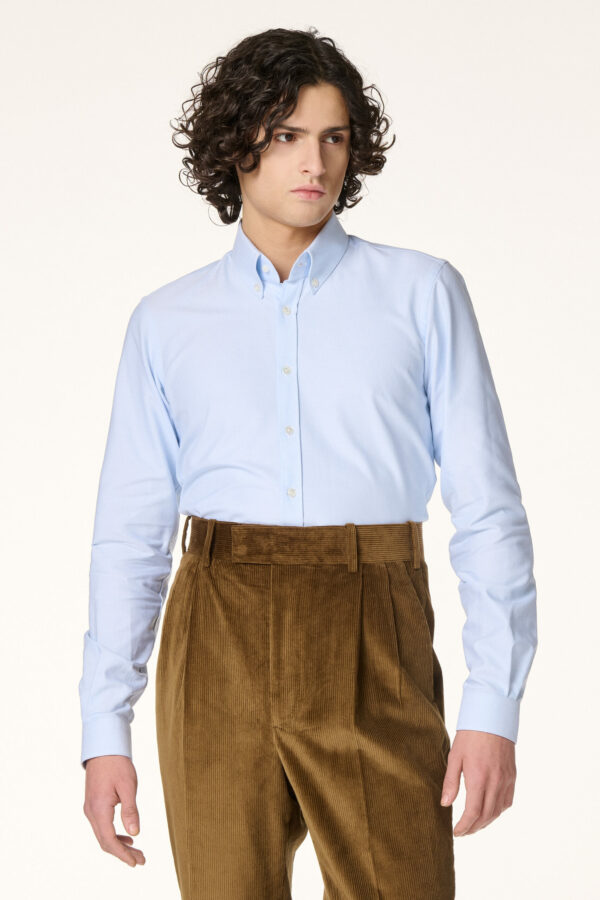 CHEMISE DÉCONTRACTÉE OXFORD BLEU