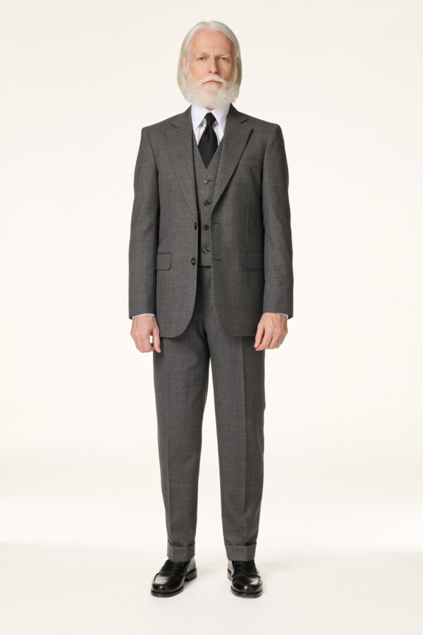 Costume 3 pièces gris moyen