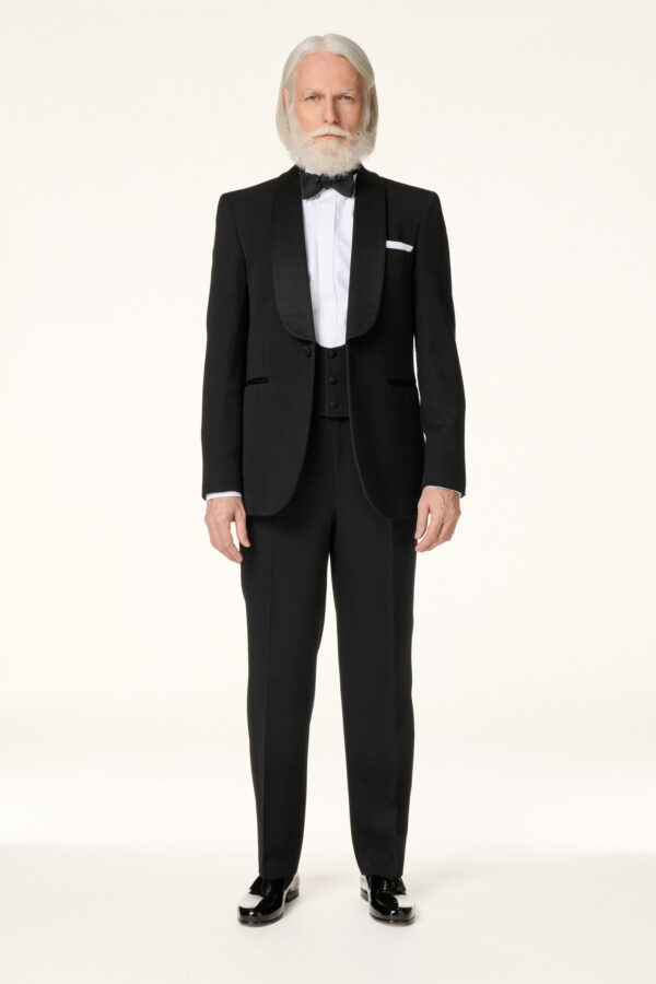 Black Shawl Collar 3-Piece Tuxedo