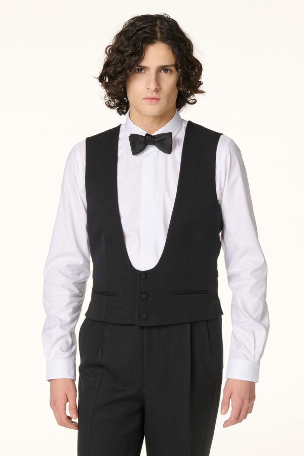 Black Tuxedo Vest
