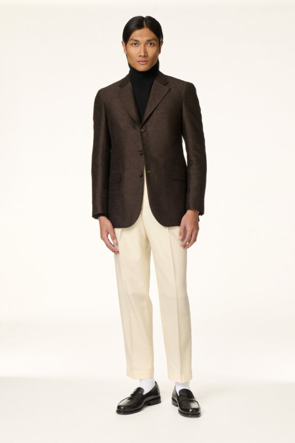 Pantalon Large Double Pinces Off-White