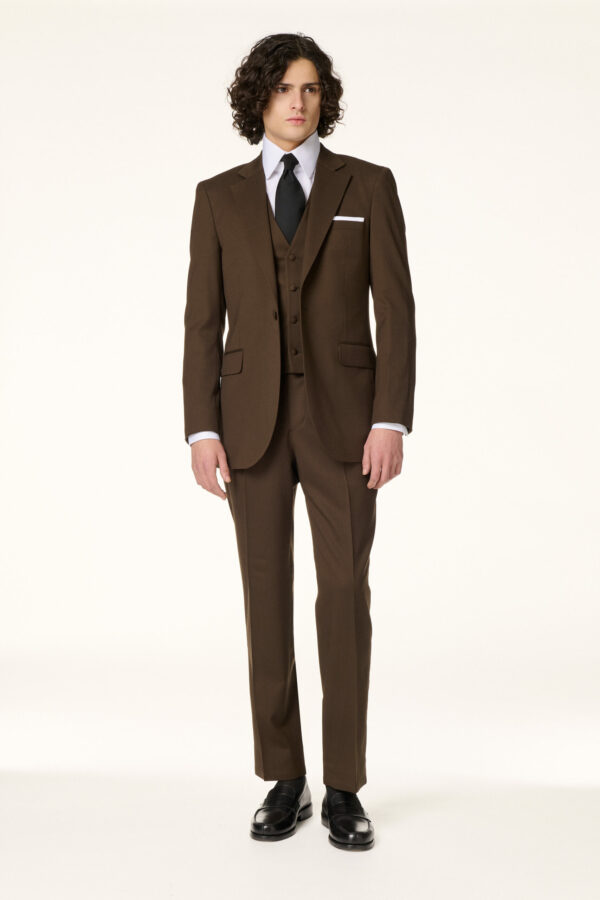 Dark Brown 3-Piece Suit