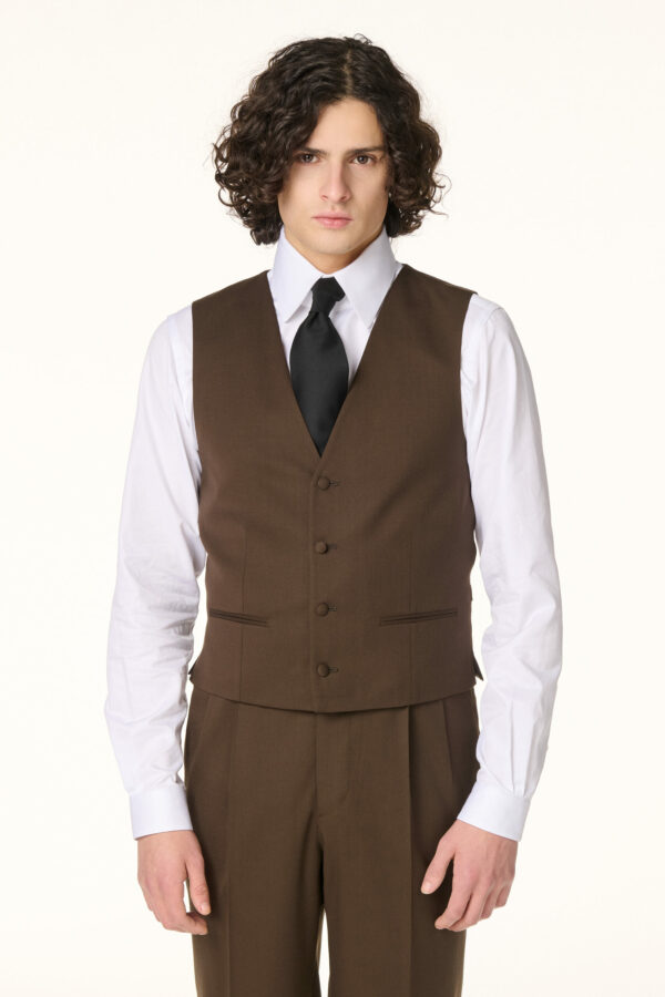 Dark Brown Vest