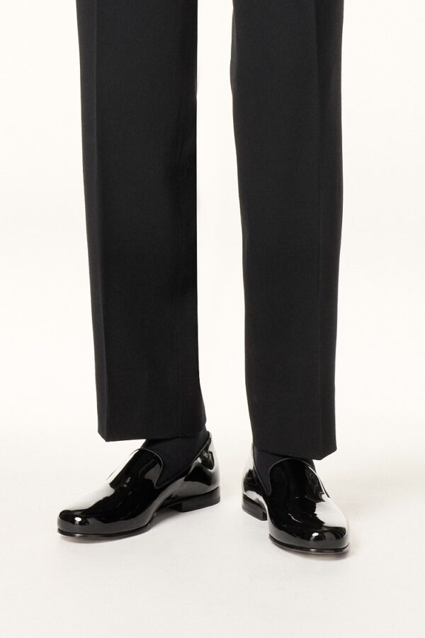 SLIPPERS VERNIES NOIRES